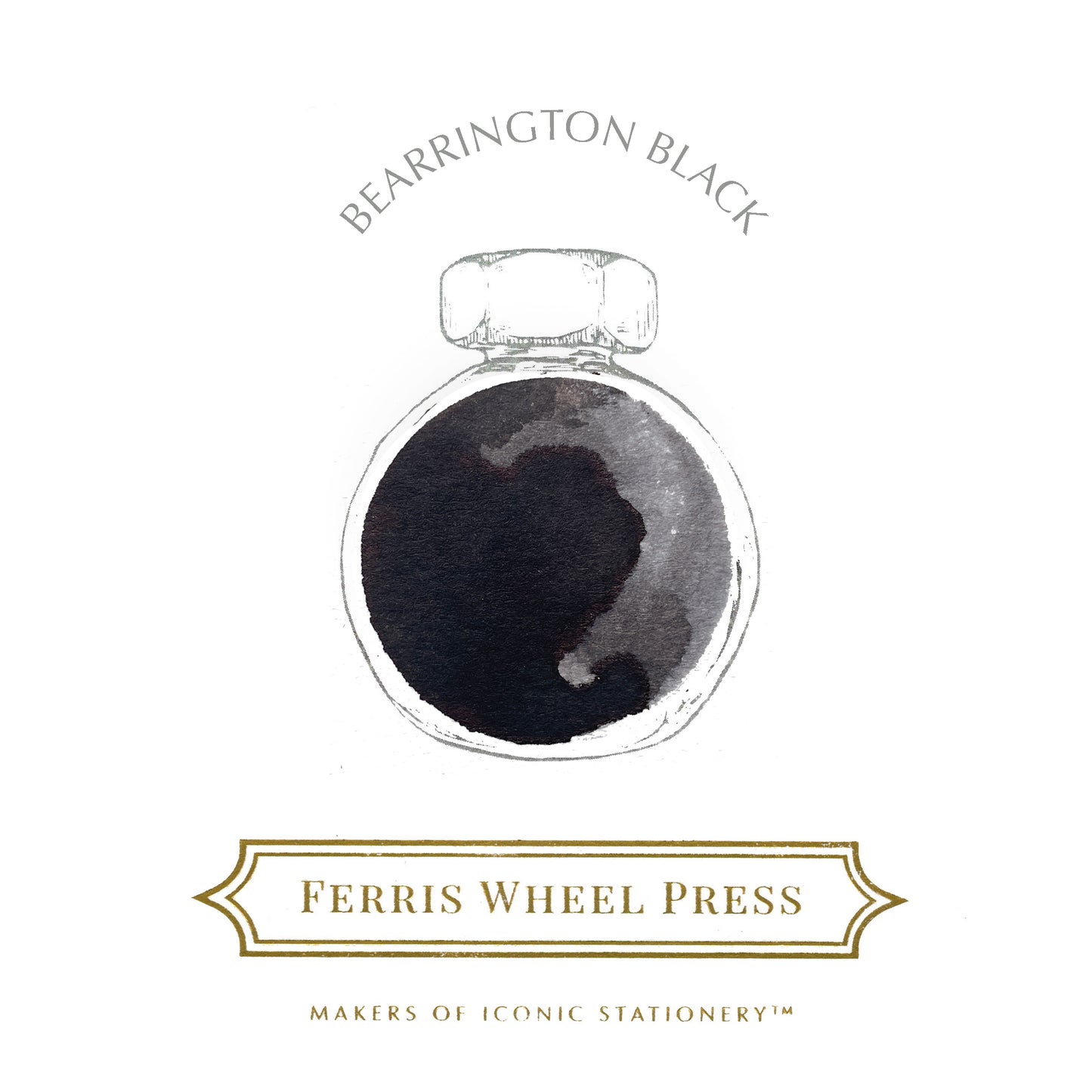 FERRIS WHEEL PRESS(フェリスホイールプレス) インク 38ml The Printshoppe Collection ベアーリントンブラック