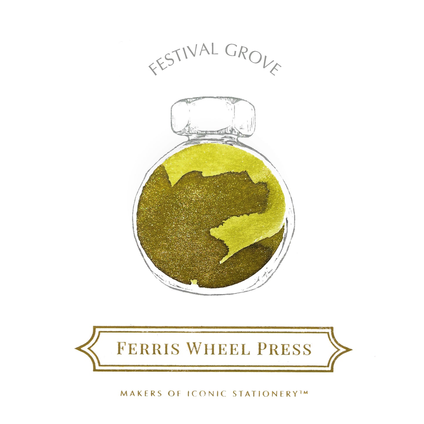 FERRIS WHEEL PRESS(フェリスホイールプレス) インク 38ml Retro Celebration Collection フェスティバル グローブ【ラメ入り】