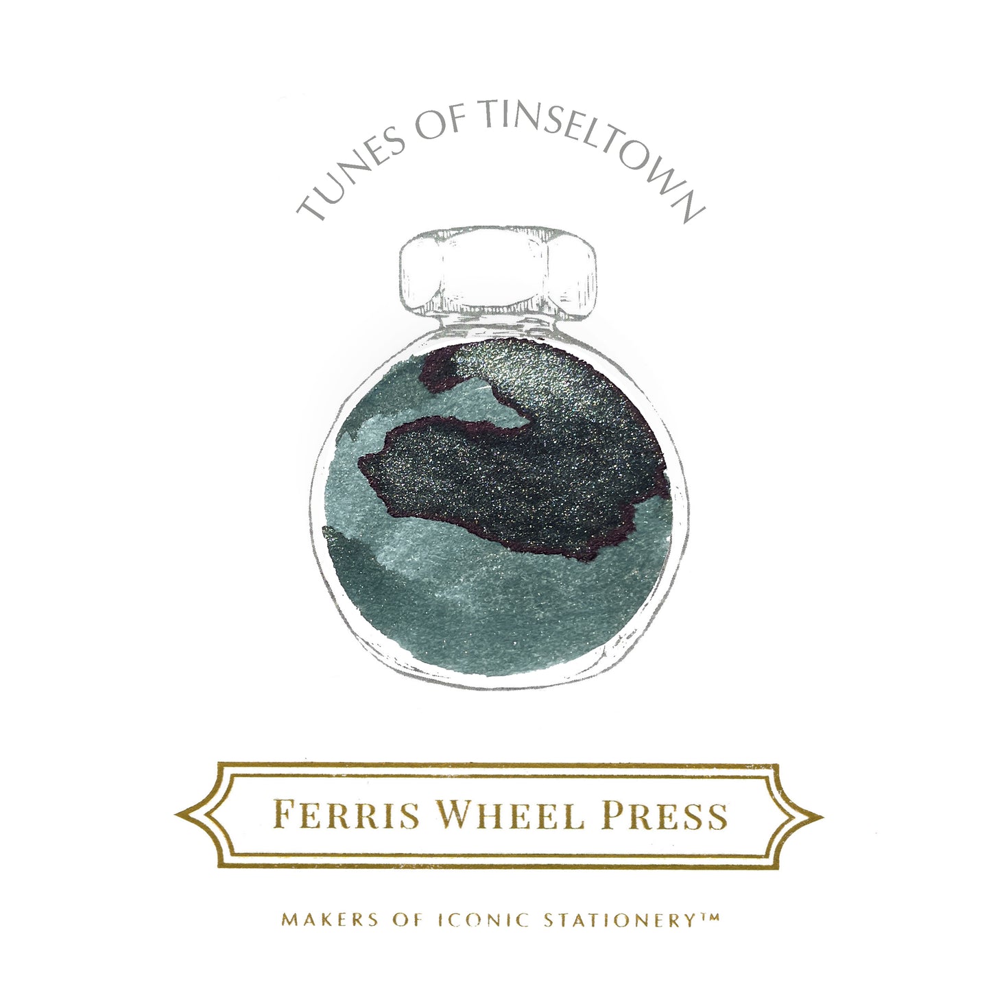 FERRIS WHEEL PRESS(フェリスホイールプレス) インク 38ml Retro Celebration Collection チューンズ オブ ティンセルタウン【ラメ入り】