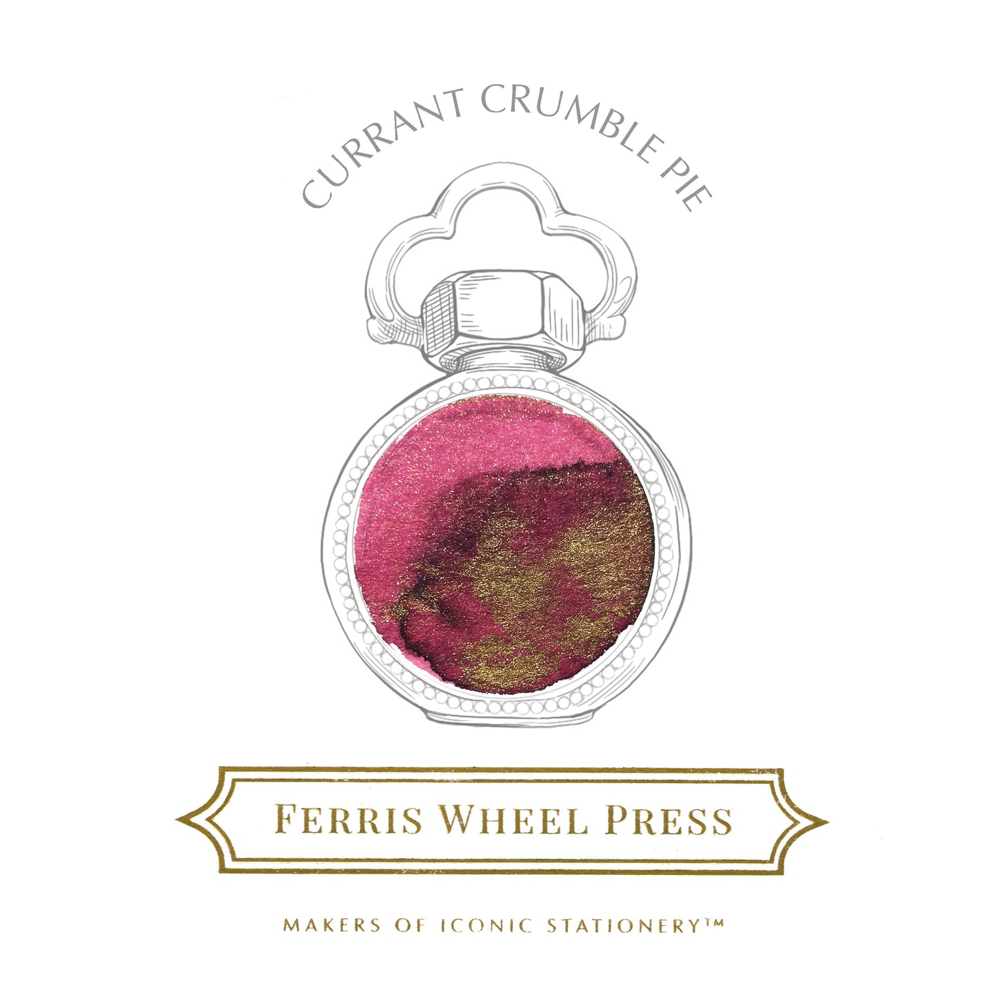 FERRIS WHEEL PRESS(フェリスホイールプレス) インク 38ml THE BOULANGERIE COLLECTION カラント クランブルパイ【ラメ入り】