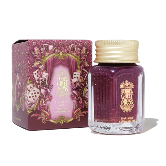 FERRIS WHEEL PRESS(フェリスホイールプレス) インク 28ml アマレット エース【顔料】【ラメ入り】