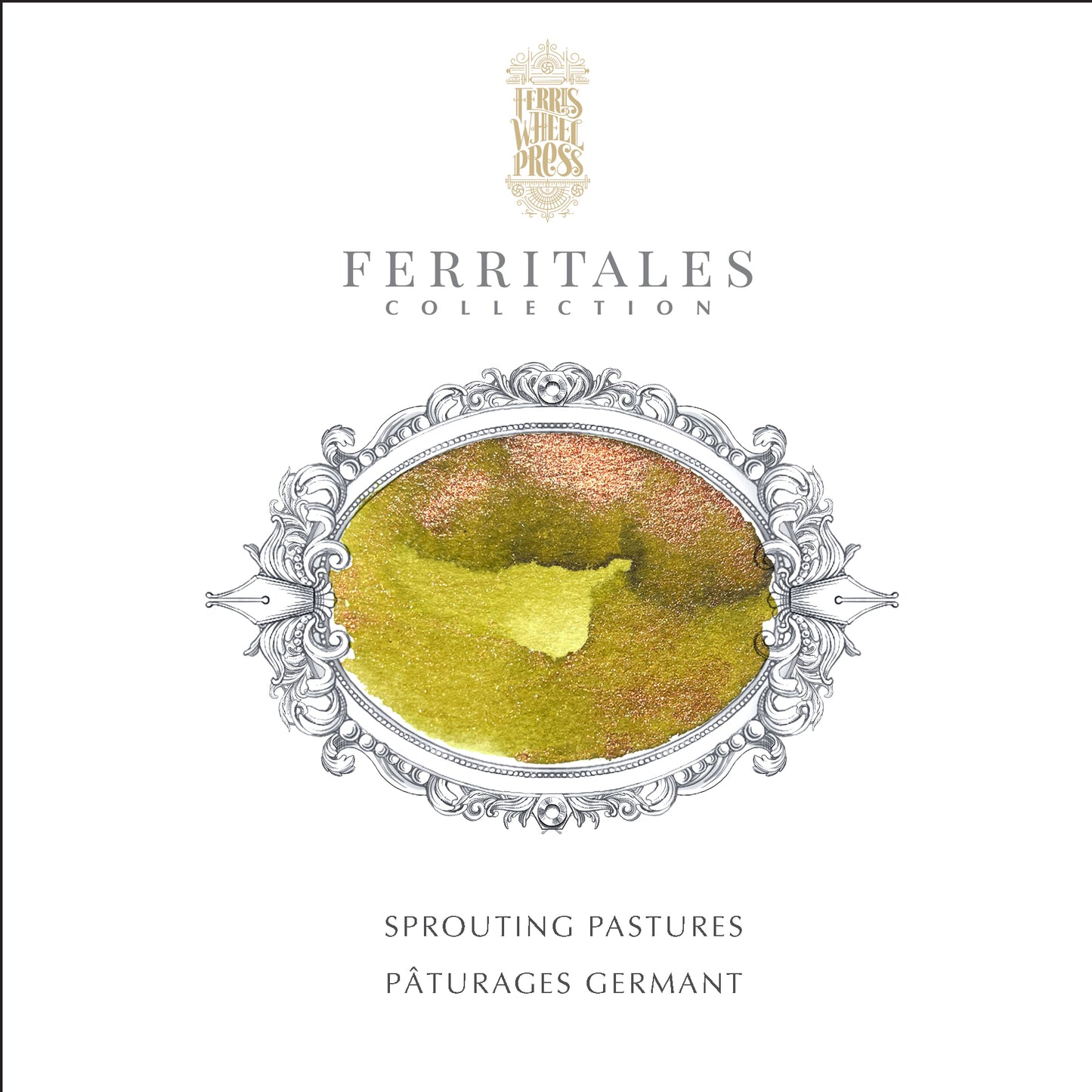 FERRIS WHEEL PRESS(フェリスホイールプレス) インク 20ml FERRITALES スプラウティング パスチャーズ【ラメ入り】