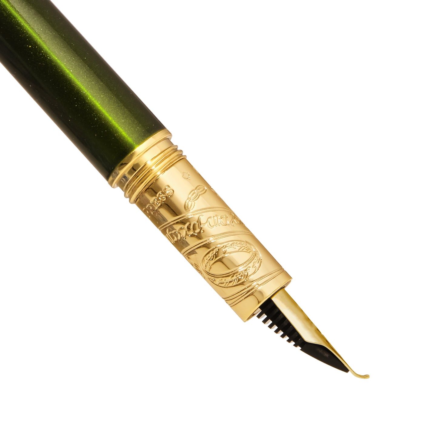 FERRIS WHEEL PRESS(フェリスホイールプレス) Warner Bros. The Lord of the Rings 万年筆 ビジュー 細字 & インク 28ml リングベアラー【ラメ入り】