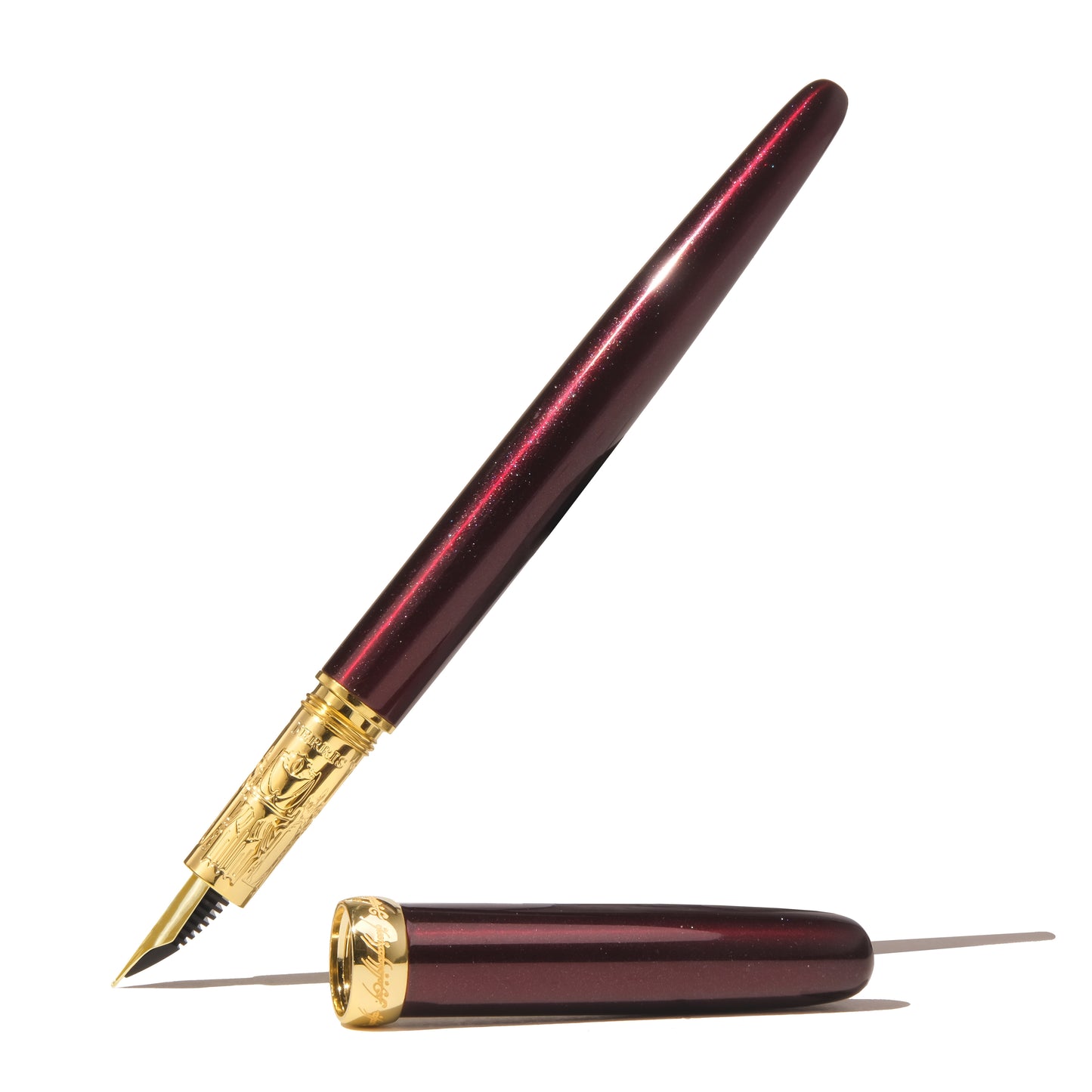 FERRIS WHEEL PRESS(フェリスホイールプレス) Warner Bros. The Lord of the Rings 万年筆 ビジュー 細字 & インク 28ml サウロン【ラメ入り】