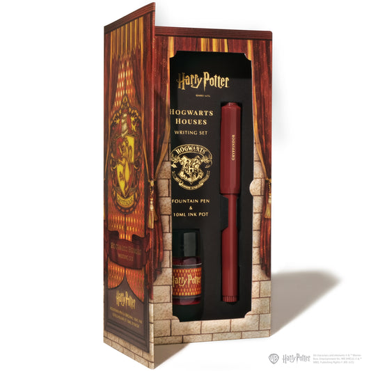 FERRIS WHEEL PRESS(フェリスホイールプレス) Warner Bros. Harry Potter Houses of Hogwarts 万年筆 カルーセル 中字 & インク 10ml グリフィンドール【ラメ入り】