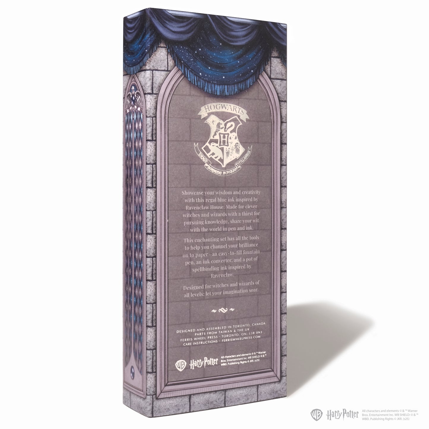 FERRIS WHEEL PRESS(フェリスホイールプレス) Warner Bros. Harry Potter Houses of Hogwarts 万年筆 カルーセル 中字 & インク 10ml レイブンブロー【ラメ入り】