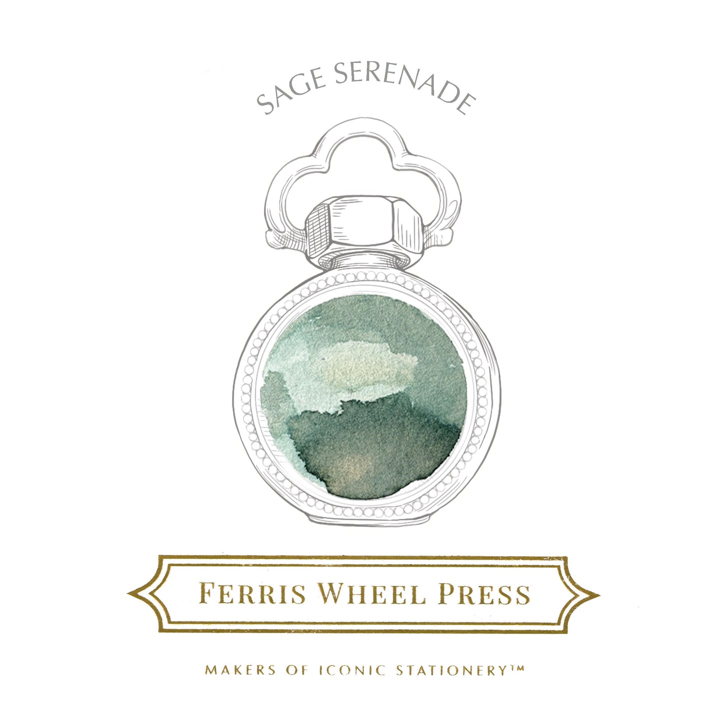 FERRIS WHEEL PRESS(フェリスホイールプレス) インク 38ml LA BELLE EPOQUE COLLECTION セージ セレナーデ