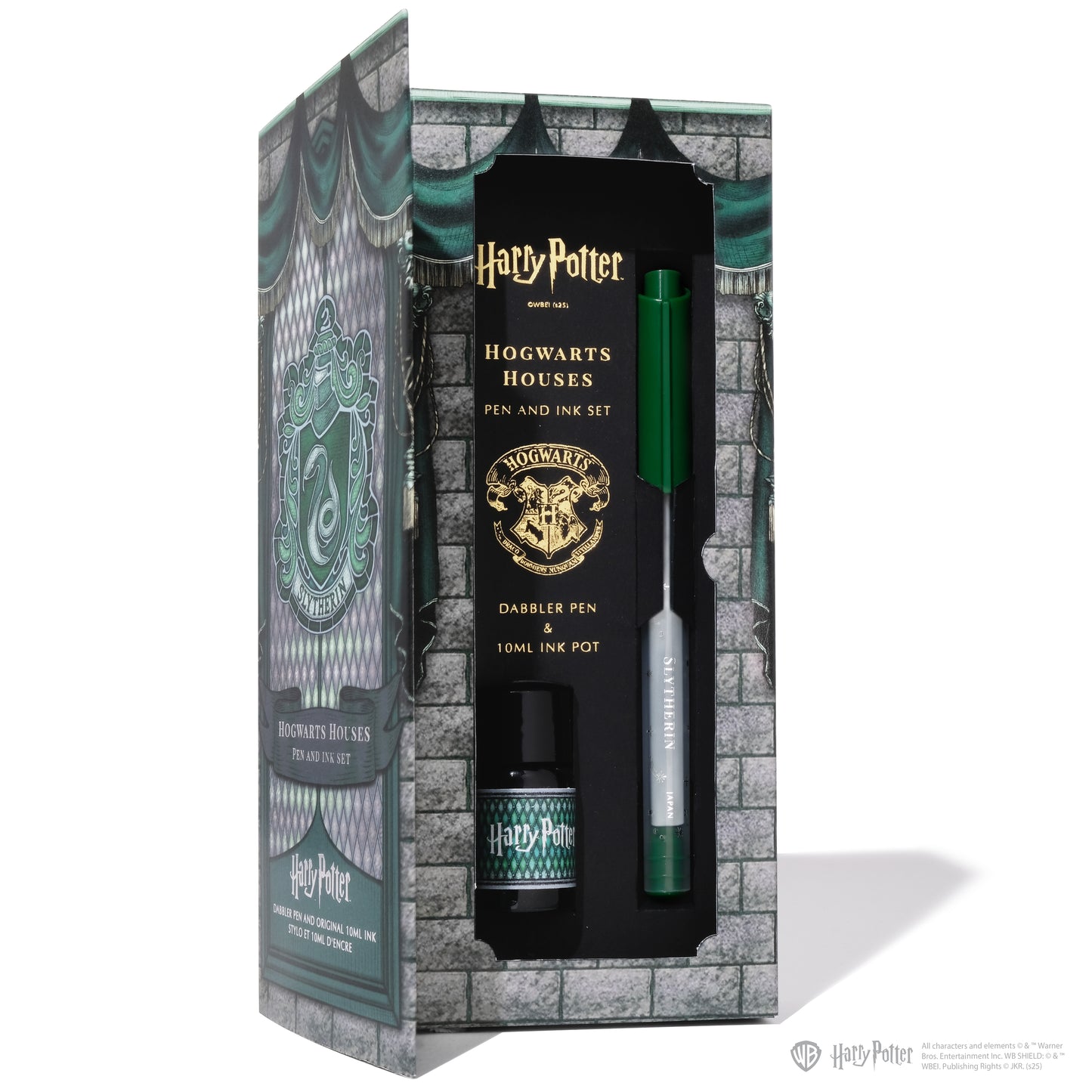 FERRIS WHEEL PRESS(フェリスホイールプレス) Warner Bros. Harry Potter Houses of Hogwarts ダブラーペン ＆ インク 10ml スリザリン【ラメ入り】