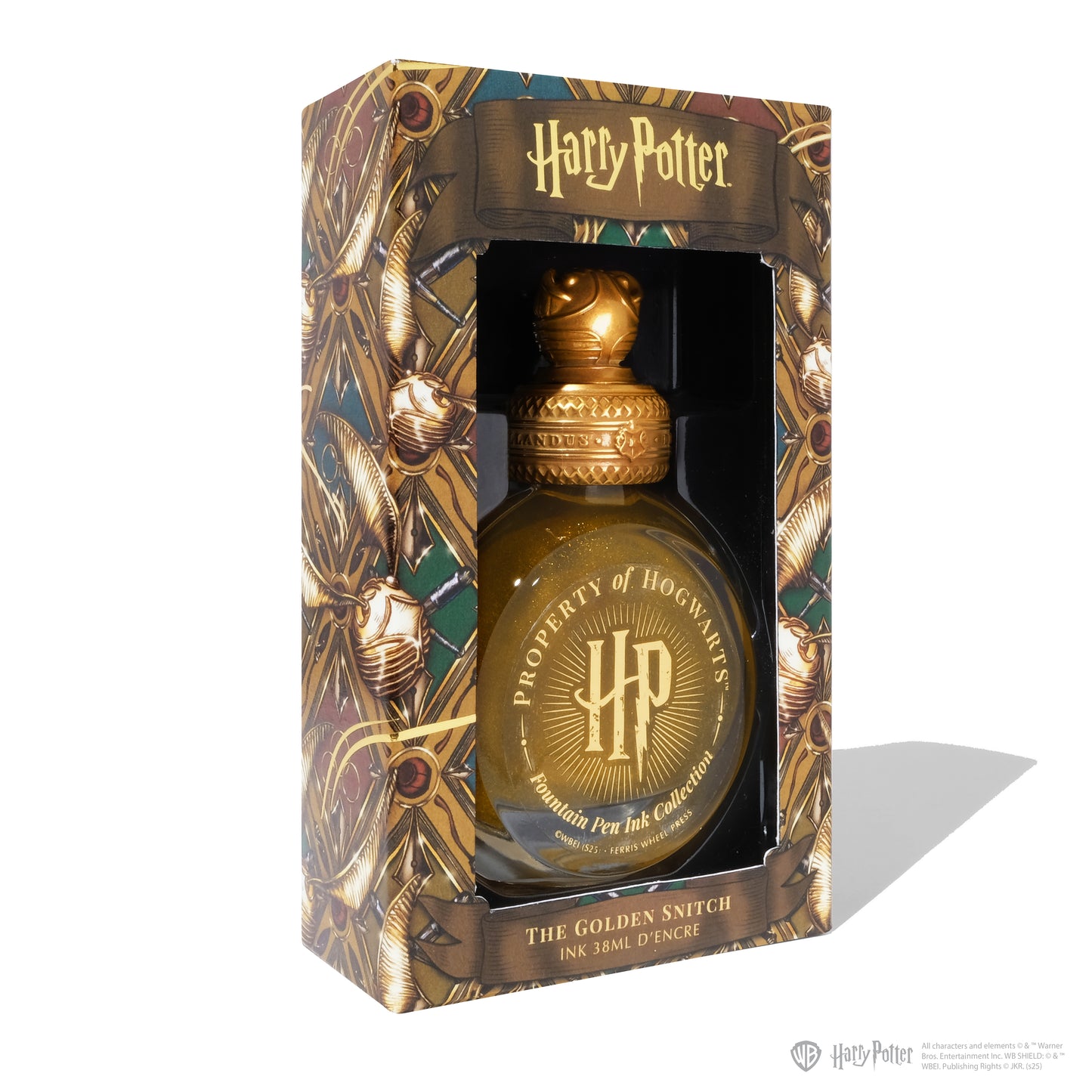 FERRIS WHEEL PRESS(フェリスホイールプレス) インク 38ml Warner Bros. Harry Potter Property of Hogwarts ゴールデン スニッチ【ラメ入り】