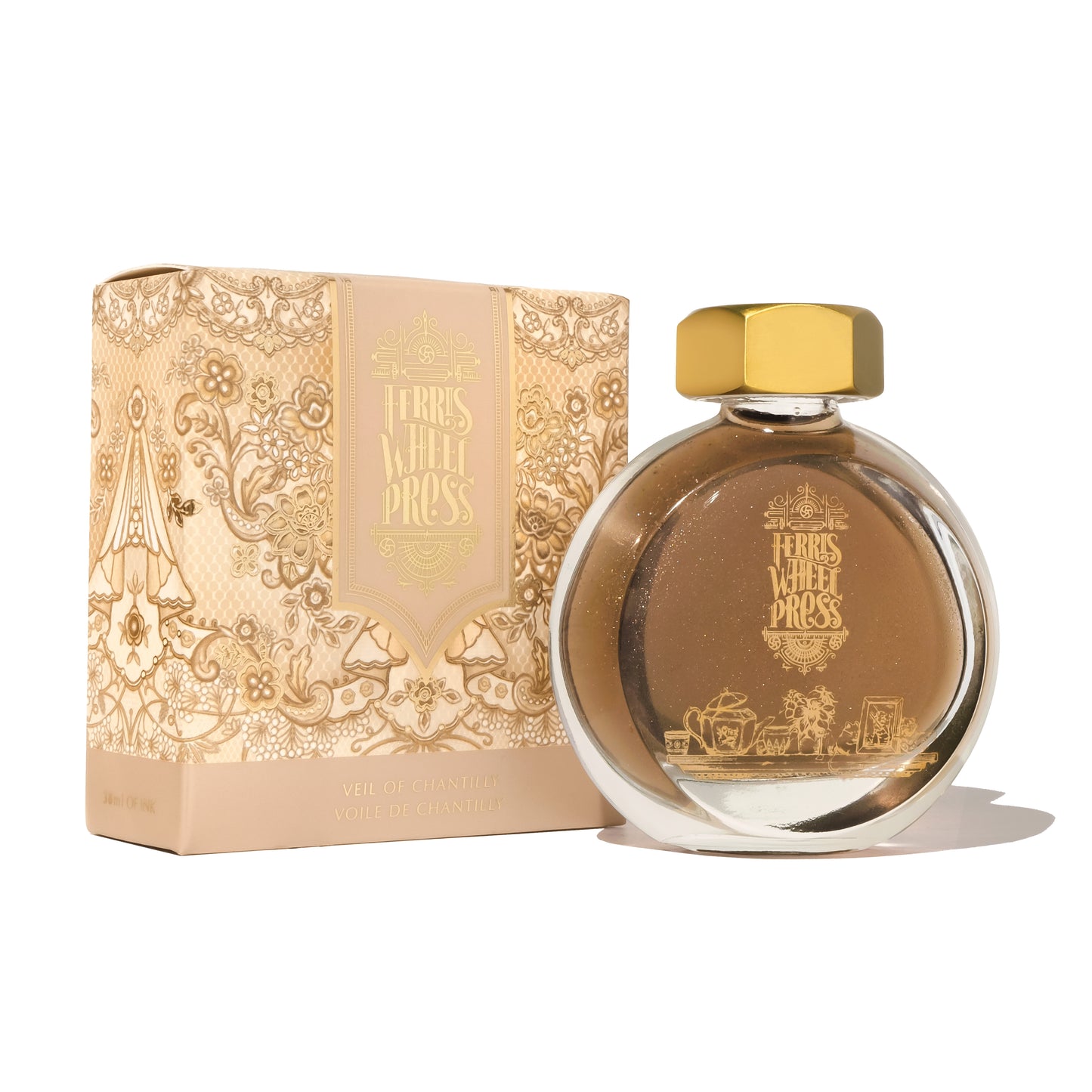 【8月7日より順次出荷】FERRIS WHEEL PRESS(フェリスホイールプレス) インク 38ml HAPPILY EVER AFTER COLLECTION ヴェール オブ シャンティリー