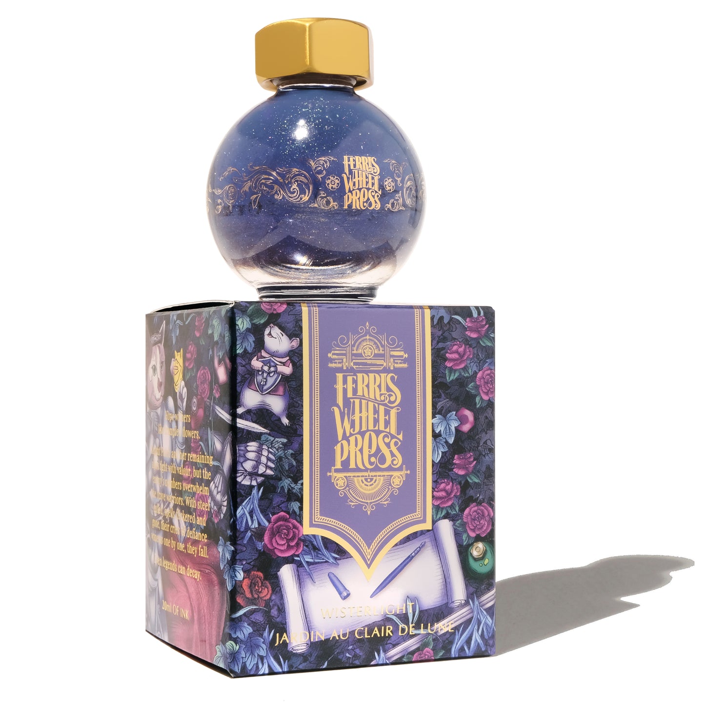 【7月3日より順次配送】FERRIS WHEEL PRESS(フェリスホイールプレス) インク 20ml FERRITALES ウィスターライト【ラメ入り】