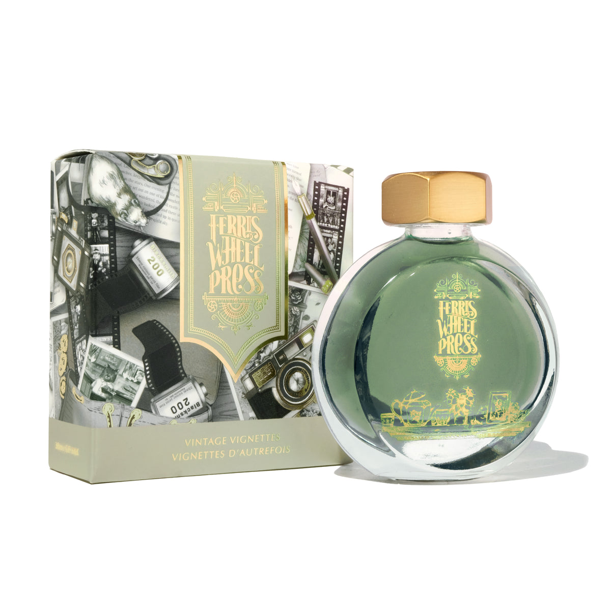 【11月3日より順次出荷】FERRIS WHEEL PRESS(フェリスホイールプレス) インク 38ml VINTAGE PHOTOGRAPHER ビンテージ・ヴィネッツ