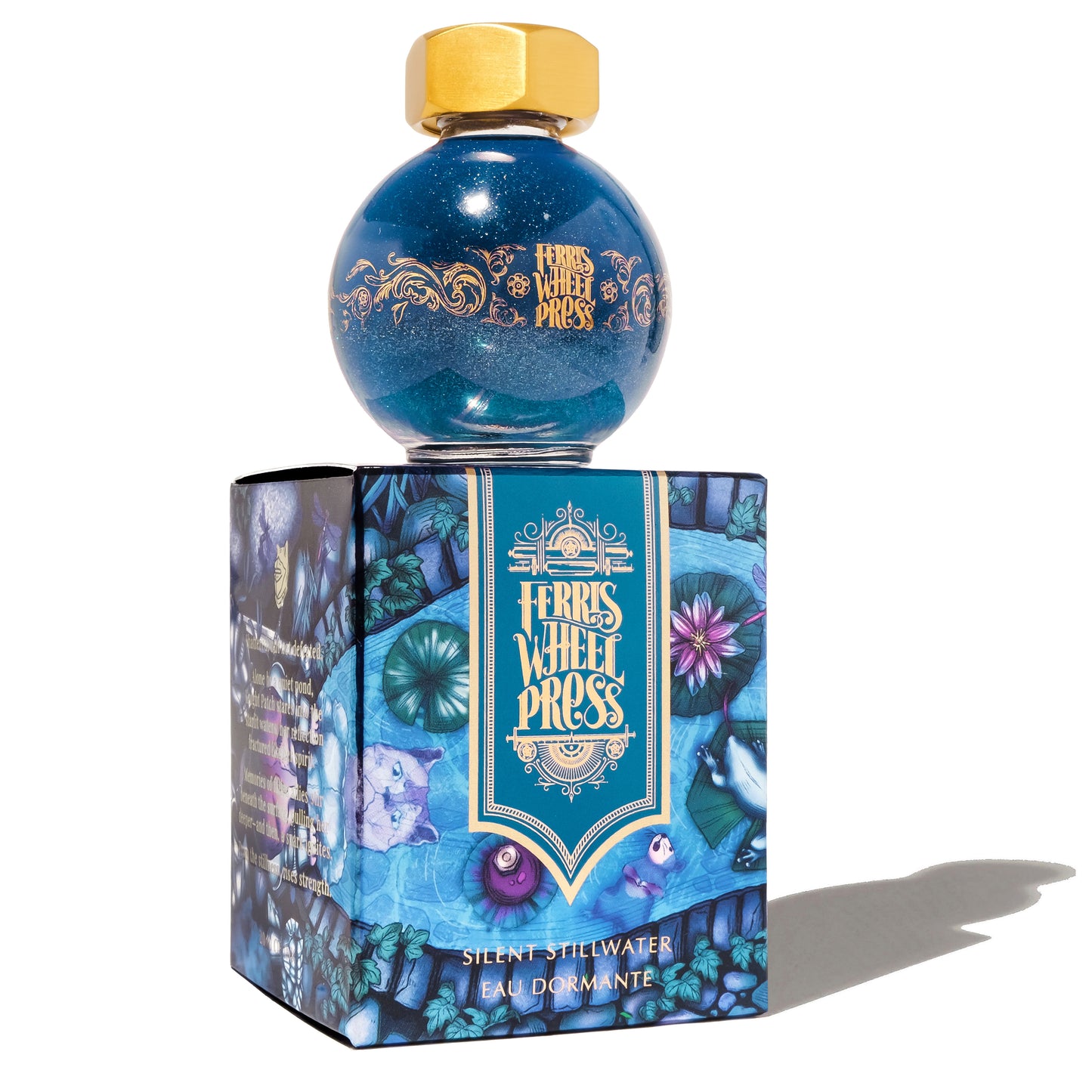 【7月3日より順次配送】FERRIS WHEEL PRESS(フェリスホイールプレス) インク 20ml FERRITALES サイレント スティルウォーター【ラメ入り】