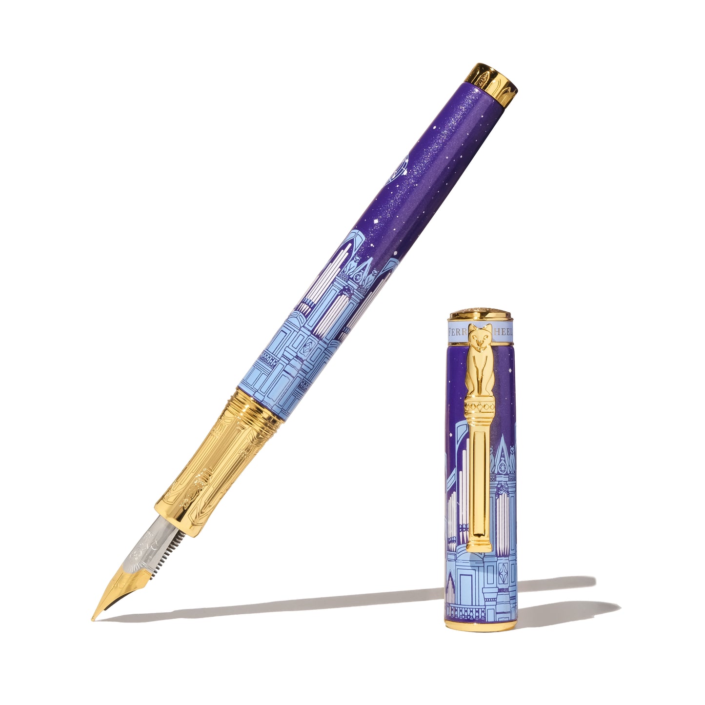 【限定品】FERRIS WHEEL PRESS(フェリスホイールプレス) 万年筆 The Masque 細字/中字 & インク 20ml トワイライト シンフォニー【顔料】【ラメ入り】