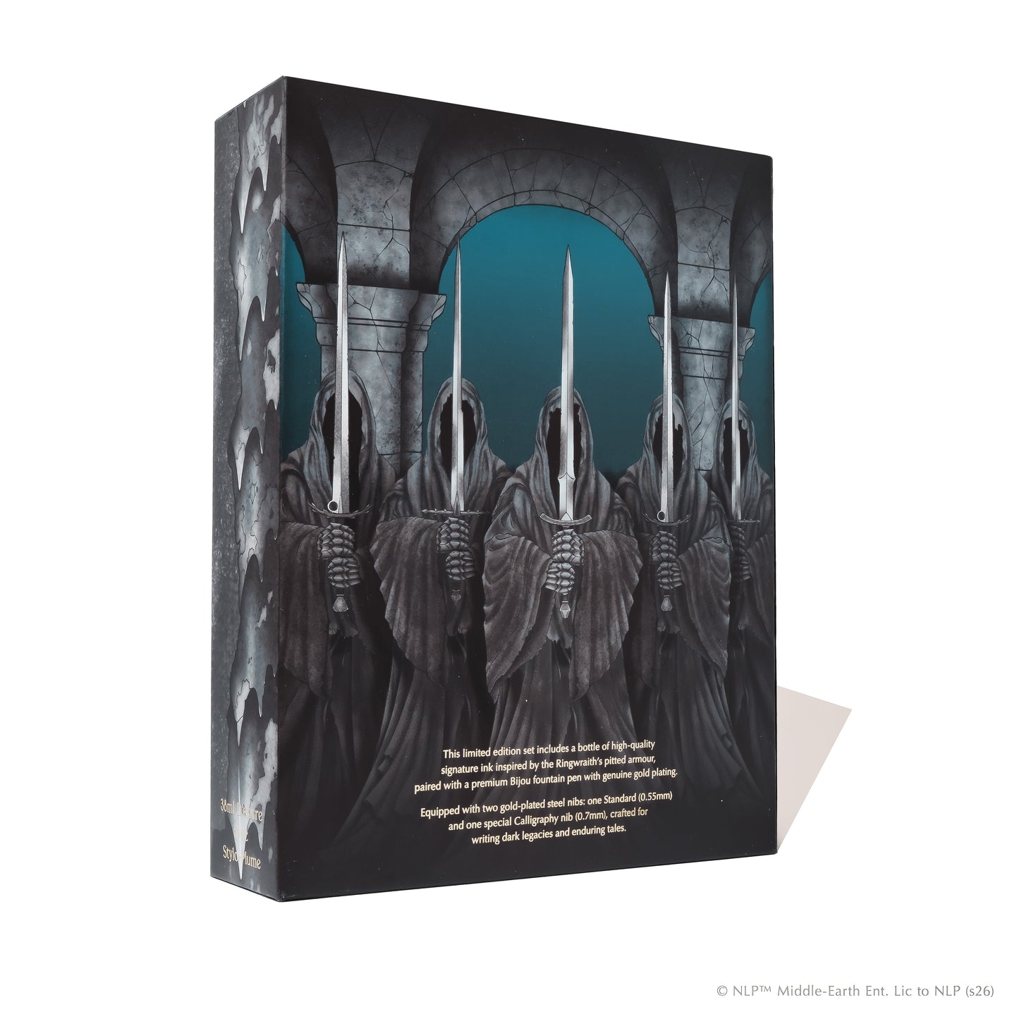 【8月26日より順次出荷】【限定品】FERRIS WHEEL PRESS(フェリスホイールプレス) Warner Bros. The Lord of the Rings 万年筆 ビジュー 細字 & インク 38ml ガラドリエル【ラメ入り】