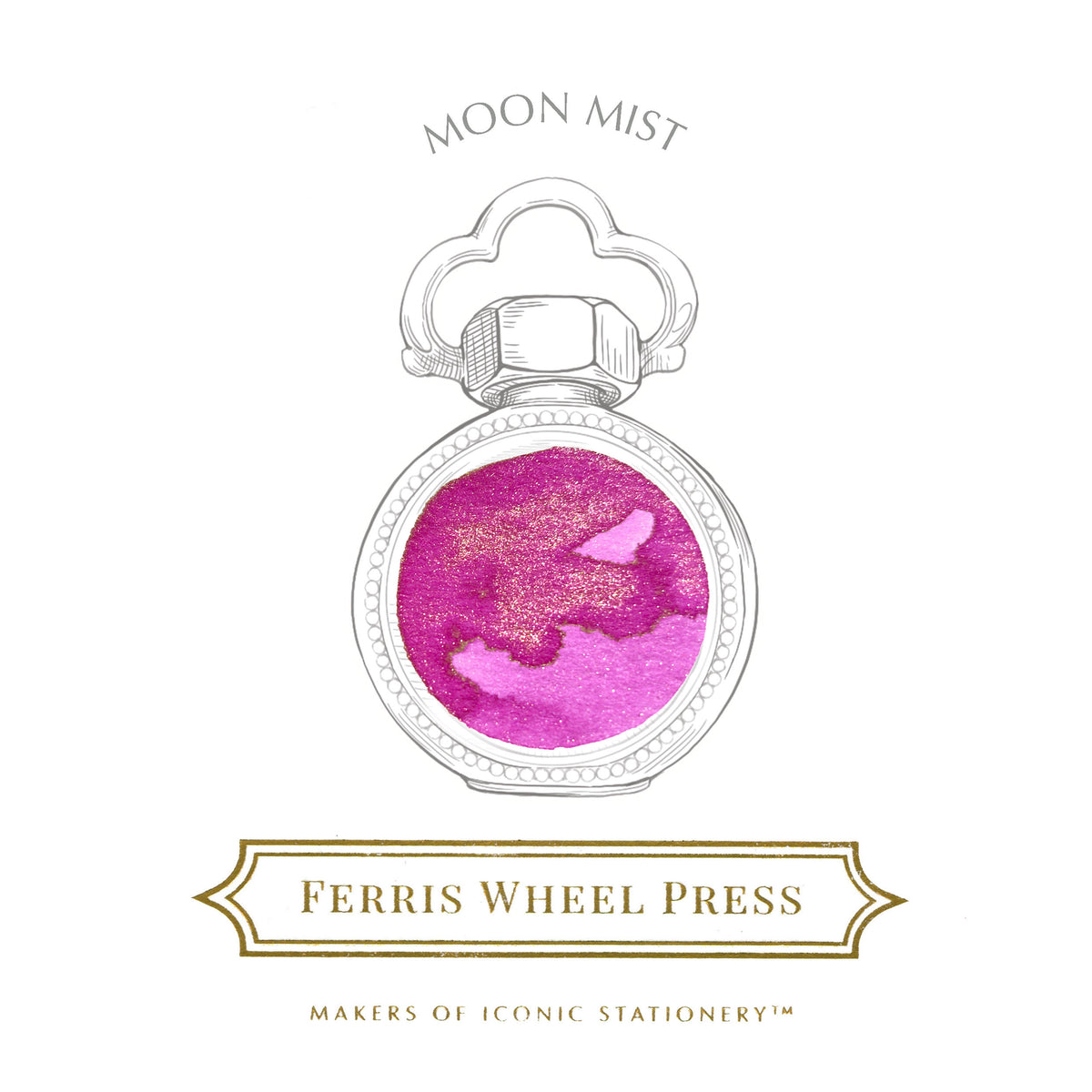 【11月3日より順次出荷】FERRIS WHEEL PRESS(フェリスホイールプレス) インク 38ml Festival of Lights ムーン ミスト【ラメ入り】