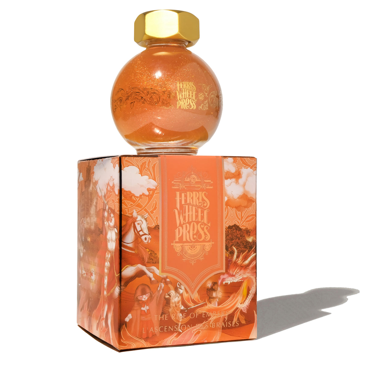 【10月2日より順次出荷】FERRIS WHEEL PRESS(フェリスホイールプレス) インク 20ml FERRITALES ライズ オブ エンバーズ【ラメ入り】