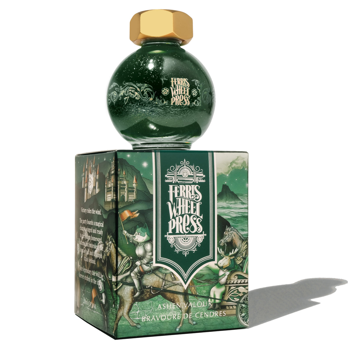 【10月2日より順次出荷】FERRIS WHEEL PRESS(フェリスホイールプレス) インク 20ml FERRITALES アンシェン ヴァラー【ラメ入り】