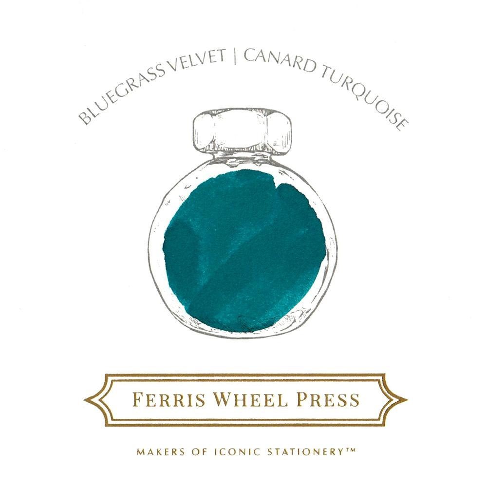 【廃番品】FERRIS WHEEL PRESS(フェリスホイールプレス) インク 38ml THE ORIGINAL TRIO ブルーグラス ベルベット