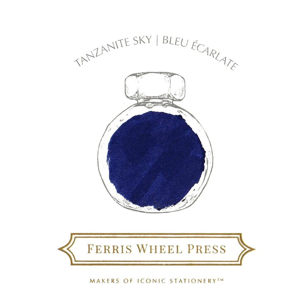 【廃番品】FERRIS WHEEL PRESS(フェリスホイールプレス) インク 38ml THE ORIGINAL TRIO タンザナイト スカイ