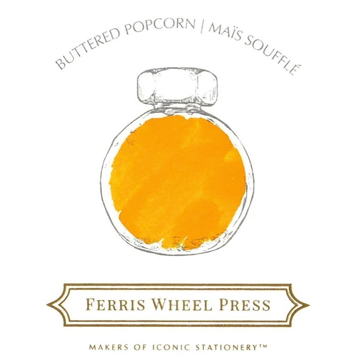 【廃番品】FERRIS WHEEL PRESS(フェリスホイールプレス) インク 38ml GOURMET SUMMER バターポップコーン