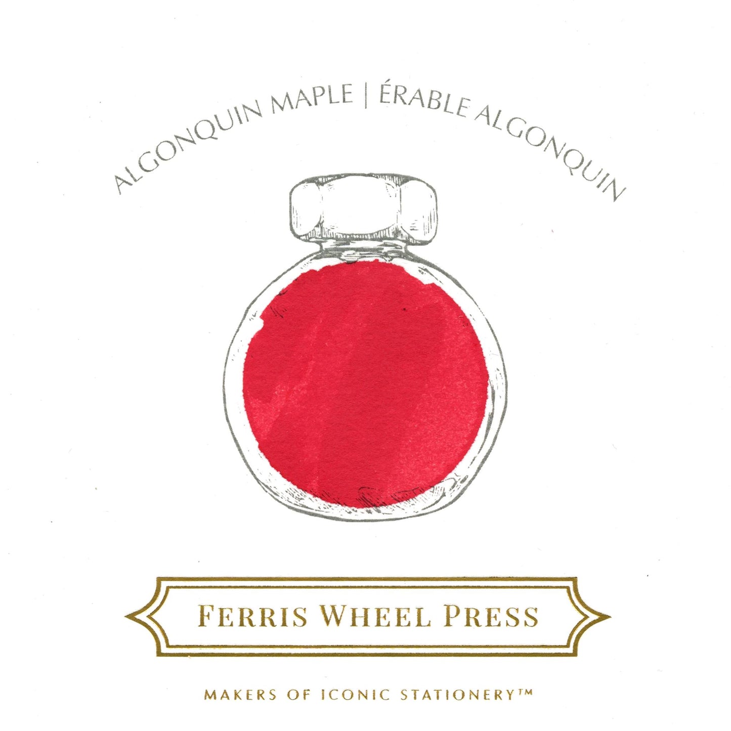 【廃番品】FERRIS WHEEL PRESS(フェリスホイールプレス) インク 38ml AUTUMN IN ONTARIO アルゴンキン メープル