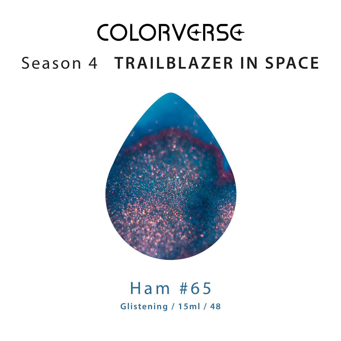 COLOR VERSE(カラーバース) インク5ml No.48 Ham #65 Glistening【ラメ入り】