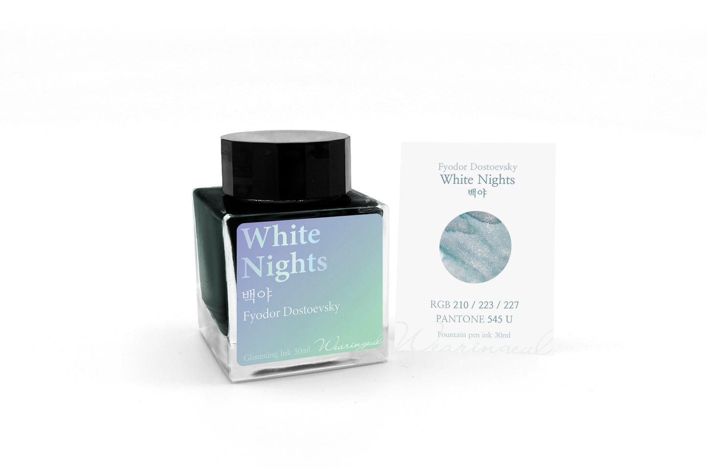 Wearingeul(ウェアリングィル) インク 30ml World Literature (フョードル・ドストエフスキー/白夜) White Nights【ラメ入り】