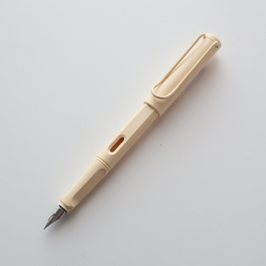 【限定品】LAMY(ラミー) 万年筆 サファリ クリーム 極細字/細字/中字