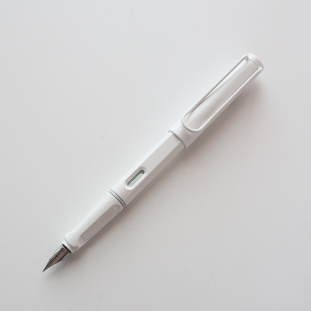 【限定品】LAMY(ラミー) 万年筆 サファリ キャンパスエディション ホワイト 極細字/細字