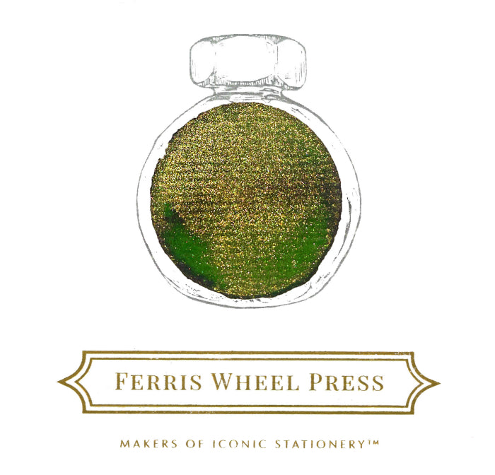 FERRIS WHEEL PRESS(フェリスホイールプレス) インク 38ml Curious Collaborations サンリット ジェイド【ラメ入り】