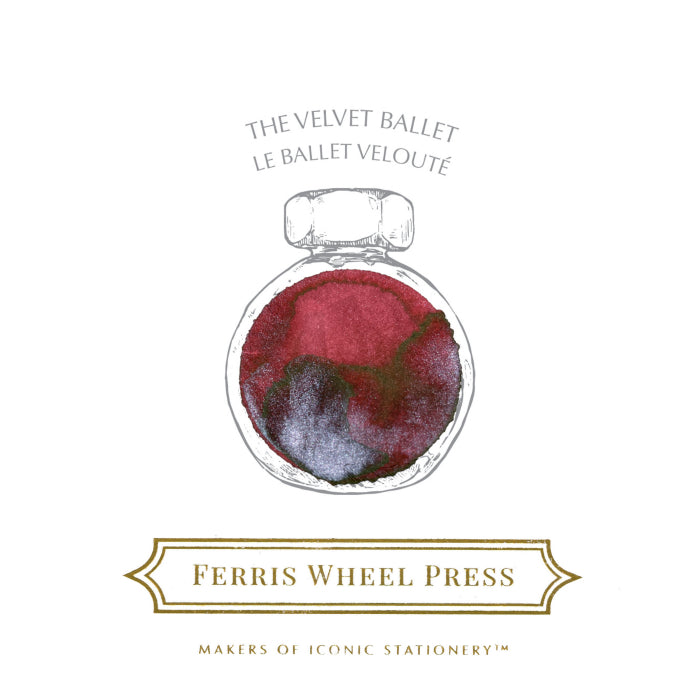 FERRIS WHEEL PRESS(フェリスホイールプレス) インク 38ml 2022 Year Collection ベルベット バレイ【ラメ入り】