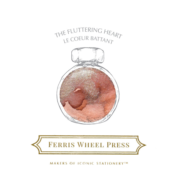【限定品】FERRIS WHEEL PRESS(フェリスホイールプレス) インク 38ml フラタリング ハート【ラメ入り】