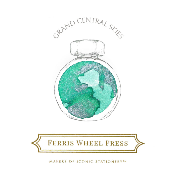 FERRIS WHEEL PRESS(フェリスホイールプレス) インク 38ml New York New York グランドセントラル スカイズ【ラメ入り】